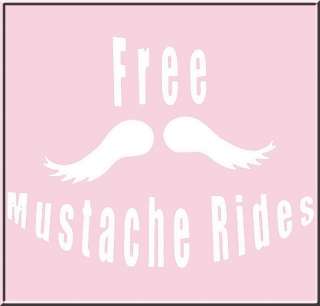 Free Moustache Rides RUDE Shirt S,M,L,XL,2X,3X,4X, & 5X  