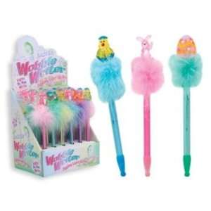  Easter Wobble Writter Feather Light Up Pen Case Pack 72 