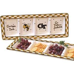  Georgia Tech Relish Serving Tray   NCAA