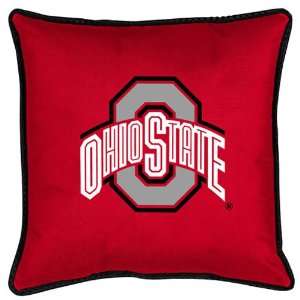  Ohio State Buckeyes Scarlet MVP Microsuede Accent Pillow 