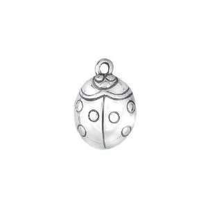  Sterling Silver Lady Bug Charm Arts, Crafts & Sewing