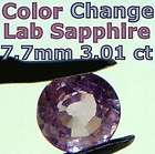 Color Change Lab Created Sapphire Pink Purple to Blue G