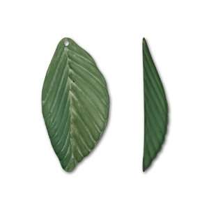  Acrylic Forest Green American Elm Leaf Pendant Arts 
