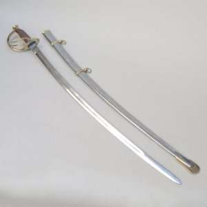   Reproduction Confederate Officers Sabre   Sword, 44 Long in Steel