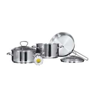  Stainless Steel Aria Set 3/1 with glass lid Kitchen 