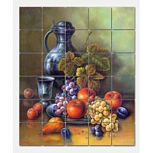   tiled mural 21.25 x 25.5 by Aristophanes Murals