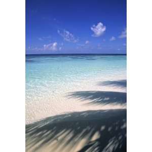   Beach at Maldives, Indian Ocean by Jon Arnold, 48x72