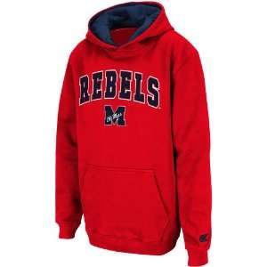  Mississippi Rebels Youth Cardinal Automatic Pullover 