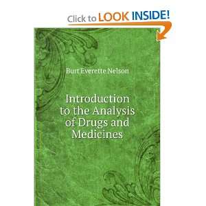 Introduction to the analysis of drugs and medicines; an elementary 