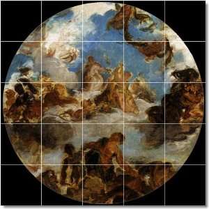 Eugene Delacroix Religious Shower Tile Mural 23  30x30 using (25) 6x6 