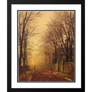  Grimshaw, John Atkinson 20x23 Framed and Double Matted A 