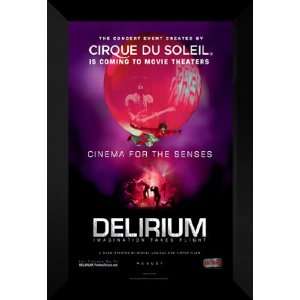   Cirque du Soleil   DELIRIUM 27x40 FRAMED Movie Poster