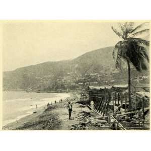  1906 Print Venezuela Sea La Guayra Maiquetia Vargas Port 
