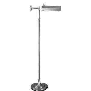   Dorchester Swing Arm Pharmacy Floor Lamp in Polished