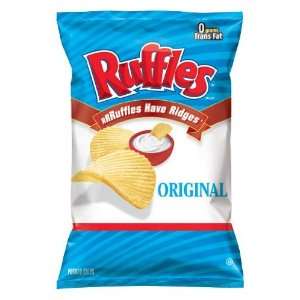Ruffles Original Potato Chips   10 oz  Grocery & Gourmet 