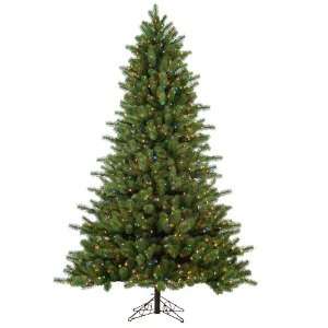 Poly Balsam Deluxe Artificial Christmas Tree with Multi Colored 