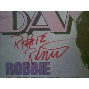  Robertson, Robbie Bam Magazine 1983 Signed Autograph Color 