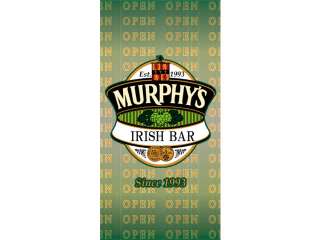 vn194 Open Murphys Beer Banner Pub Bar Sign  