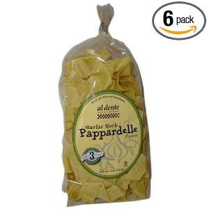 Al Dente Pappardelle, Garlic Herb, 12 Ounce (Pack of 6)  
