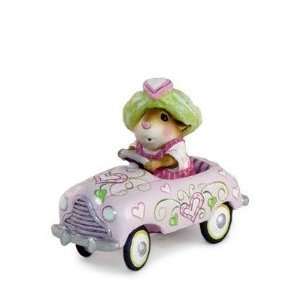  Wee Forest Folk Valentine Petal Pusher Mouse Car 
