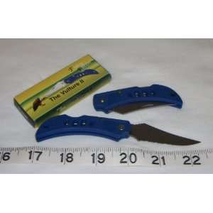  Vulture II Blue 3 in Mini Pocket Knife
