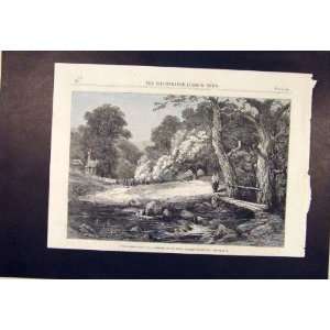   Combe Farm Chester Royal Academy Fine Art 1864 Print