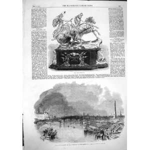  1862 DONCASTER CUP REGATTA CLYDESDALE ROWING GLASGOW