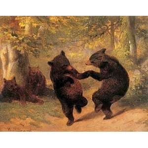   Bears   Artist William Beard  Poster Size 26 X 32