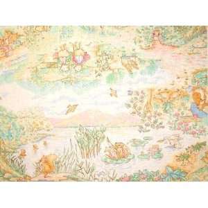  45 Wide Beatrix Potters World The Pond Fabric By The 
