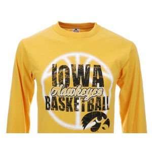  Iowa Hawkeyes NCAA Roundball Long Sleeve T Shirt Sports 