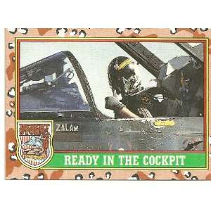 Desert Storm READY IN THE COCKPIT Card #75