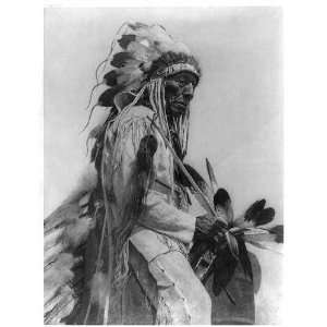  The old Cheyenne North American Indian,c1927,ES Curtis 