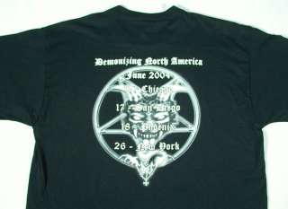 MORTEM Demon Tales Demonizing NorthAmerica T Shirt / XL    FREE 