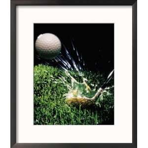  Golf Club Hitting Ball Collections Framed Photographic 