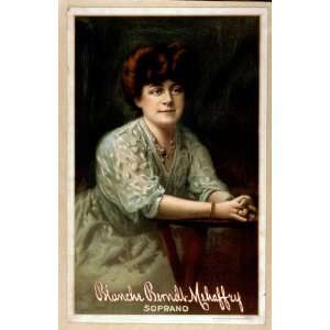  Poster Blanche Berndt Mehaffey, soprano 1907