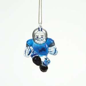  BSS   Detroit Lions NFL Crystal Halfback Player Ornament 