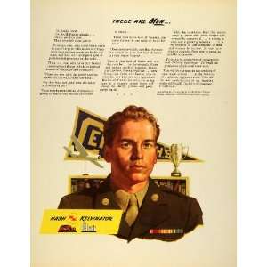   James Bingham Military Soldier Art   Original Print Ad