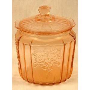 Pink Mayfair Glass Cookie Jar 