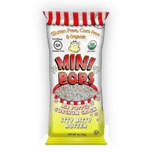 Mini Pops   Itty Bitty Butter 4 Pack  Grocery & Gourmet 