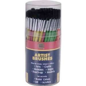    Merit Pro Pony Hair Brush Cylinder With 144 Artist Brushes Beauty