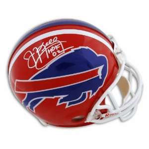 Autographed Jim Kelly Buffalo Bills Proline Helmet Inscribed HOF 02