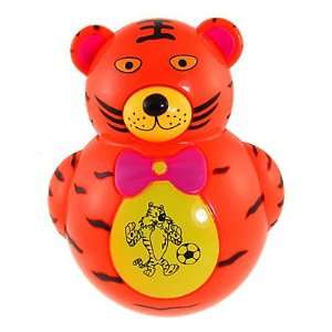   Flashing Light Lamp Plastic Tiger Tumbler Roly Poly Toy Toys & Games