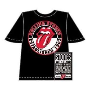  Rolling Stones T Shirts Circle Tongue