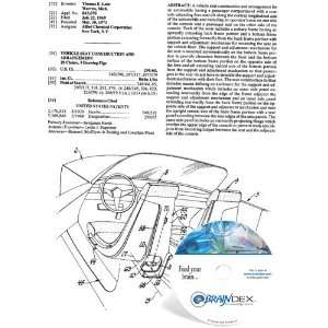  NEW Patent CD for VEHICLE SEAT CONSTRUCTION AND 