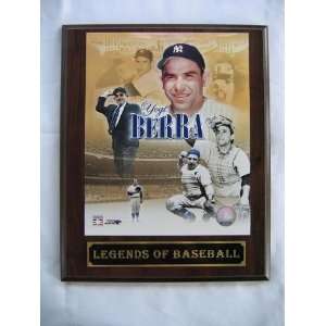  Yogi Berra Legends of Baseball Plaque