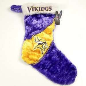  Team Beans Minnesota Vikings Colorblock Stocking 