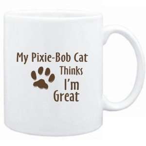  Mug White  MY Pixie Bob THINKS IM GREAT  Cats Sports 
