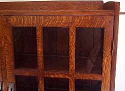 Mission Furniture China Cabinet Bookcase Oak Hutch Sew  