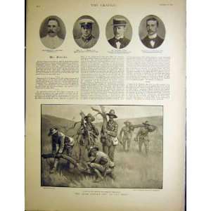   Portrait Officers Imperial Volunteers Boer Africa 1900