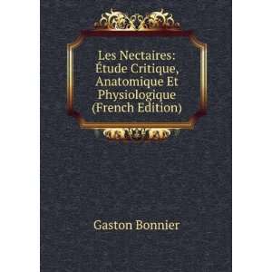   Et Physiologique (French Edition) Gaston Bonnier  Books